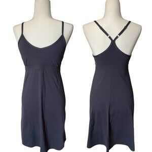 ATHLETA Black Shorebreak Racerback Swim Athletic Dress Size M